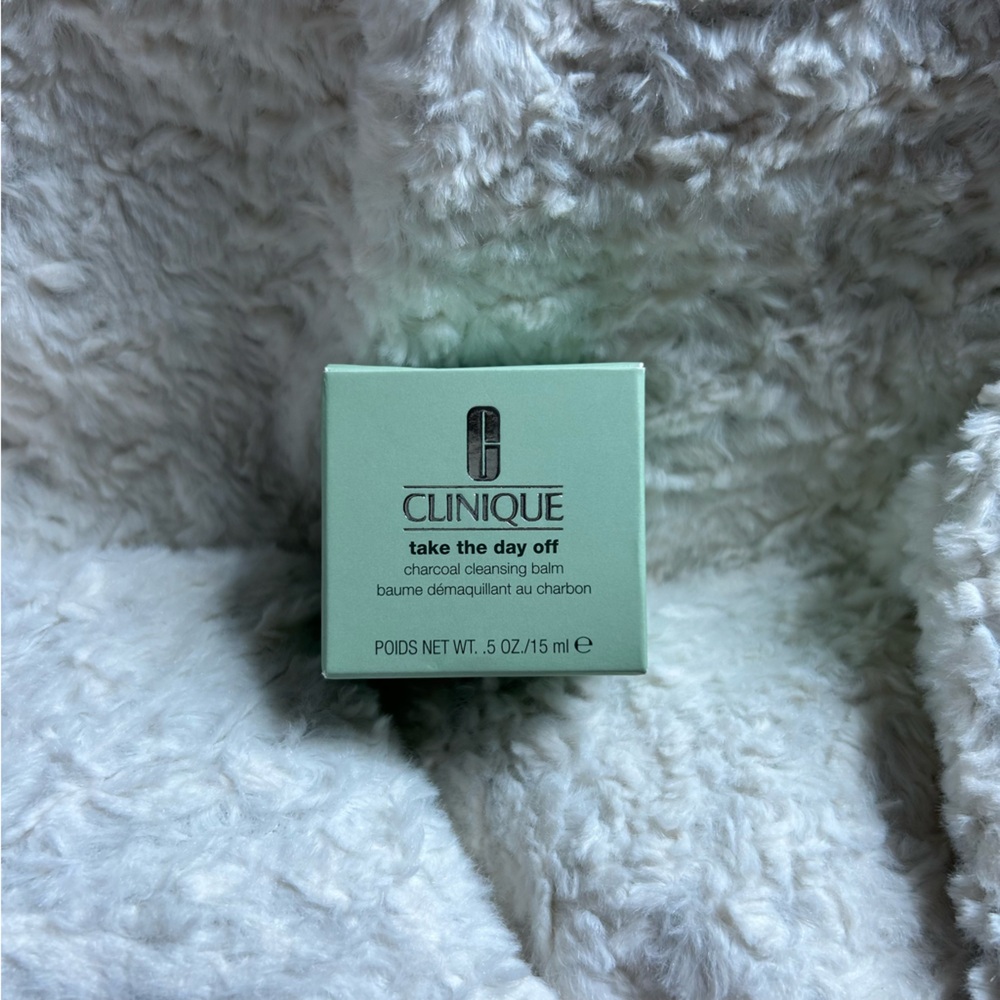 Clinique TAKE THE DAY OFF Charcoal‎ Cleansing Balm .5 Ounce Travel Size NIB